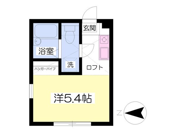 山手駅 徒歩1分 1階の物件間取画像